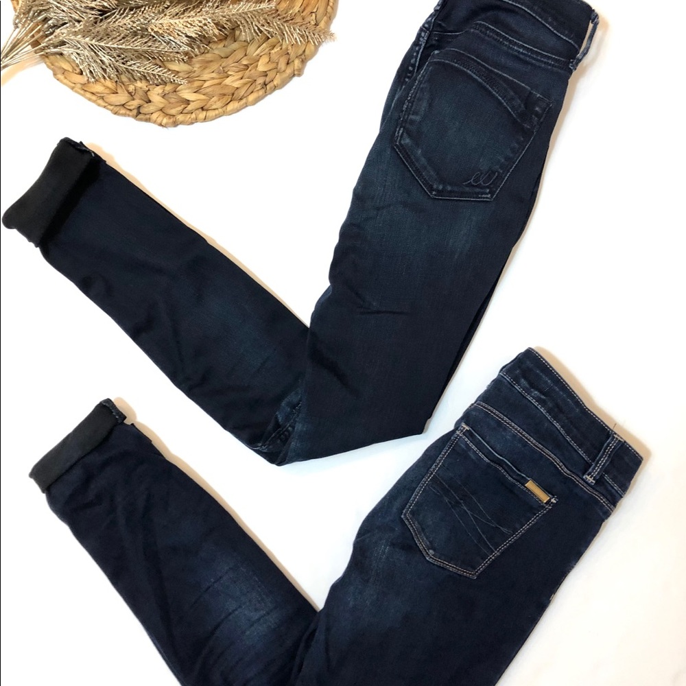 Two pairs of skinny jeans